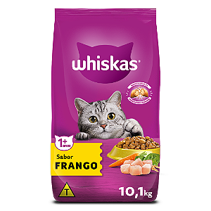 WHISKAS FRANGO & LEITE 10,1KG
