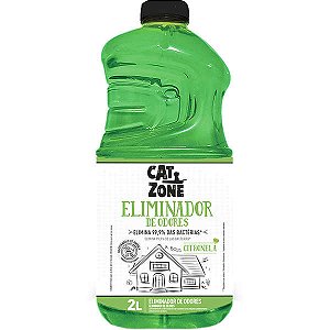 CAT ZONE ELIMINADOR ODORES CITRONELA 2L