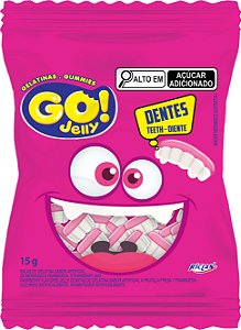 BALA GELATINA GO JELLY DENTADURA 12X70G