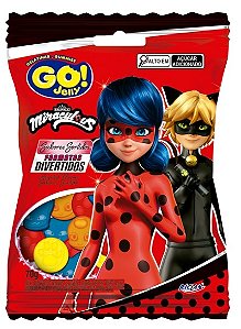 BALA GELATINA GO JELLY LADYBUG SORTIDO 12X70G