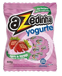 BALA MASTIGAVEL AZEDINHA YOGURT MORANGO 20X600G