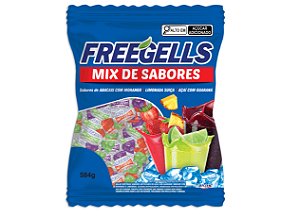 BALA FREEGELLS MIX SABORES AZUL 30X584G