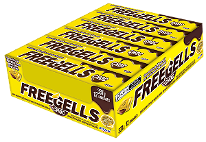 DROPS FREEGELLS PLAY MARACUJA RECHEIO CHOCOLATE 36X12UN