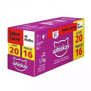 Whiskas Sachê Carne L20P16