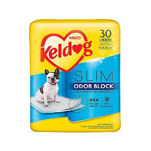 Tapete Higiênico Keldog Slim Dry Odor Block C/ 30 UN