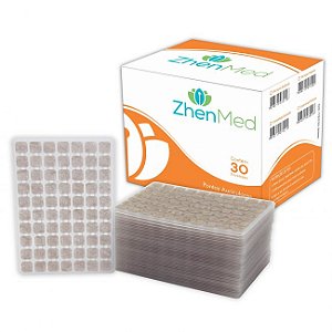 Kit 30 Ponto Ouro Auricular C/ Micropore c/ 70 Pontos cada