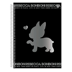 CADERNO UNIVERSITÁRIO REBECCA BONBON 1 MATÉRIA 80 FOLHAS