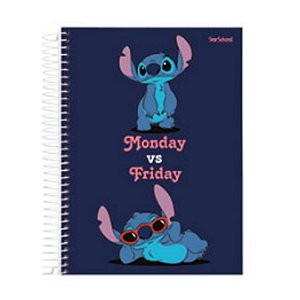 CADERNO UNIVERSITÁRIO STITCH 10 MATÉRIAS