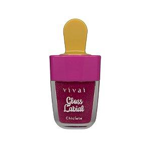 Gloss Labial sorvetinho com Brilho Chiclete - Vivai
