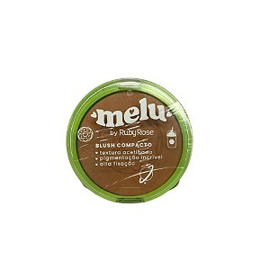 Blush Compacto Cor Caramel - Melu