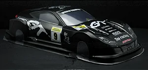 Bolha pintada para Automodelo Onroad 1/10
