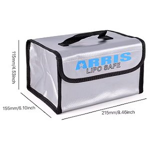 Lipo Bag Grande Bolsa Antichamas para Baterias Lipo 215mm