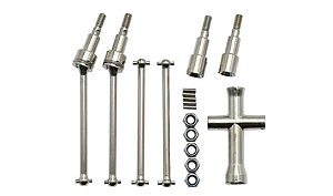 Conjunto completo de semi-eixos em metal para SCY Conquer PRO