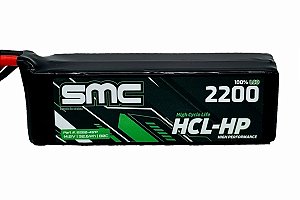 Bateria Lipo SMC 4S 14.8V 2200mAh 80C XT60