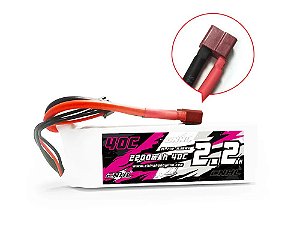 Bateria Lipo CNHL 2S 7.4V 2200mAh 40C Plug T