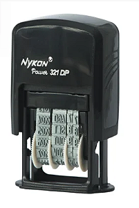 CARIMBO  MINI DATADOR COM ESCRITA S321