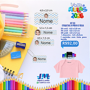 Volta as Aulas kit 3