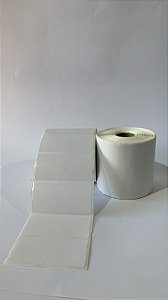 1 Rolo Etiqueta 40 x 40 mm 2 colunas Couchê
