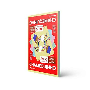 Papel Sulfite A4 Colorido Chamequinho 75 g 4 cores - Chamex