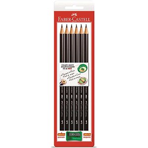 Lápis Preto Redondo 1205 Max N.2 HB - Faber-Castell