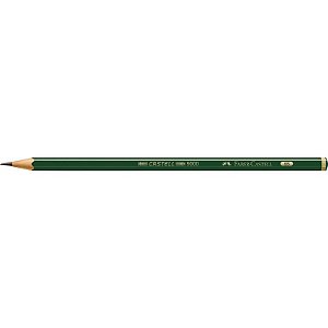 Lapis preto (tecnico) 9000 6b Preto Esc/Extra Macio - Faber-Castell