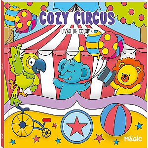 Livro de Colorir Bobbie Goods Cozy Circus 48 pg. - Magic Kids