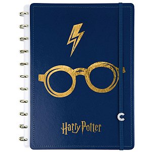 Caderno Inteligente  Harry Potter Azul  - Caderno Inteligente