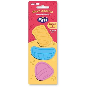 Bloco de Recado Autoadesivo Fini com Aroma 3 x 20 fls. - Leonora
