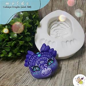 Molde Cabeça Dragão