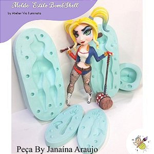 Molde Estilo BombShell (Molde BombJan )