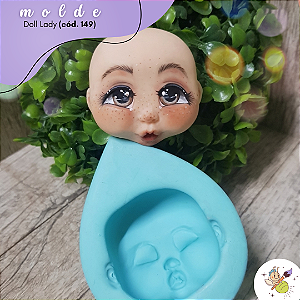 Molde Cabecinha Doll Lady