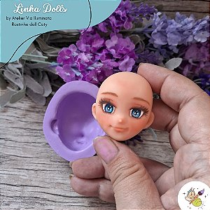 Moldes para biscuit rostinho doll Caty