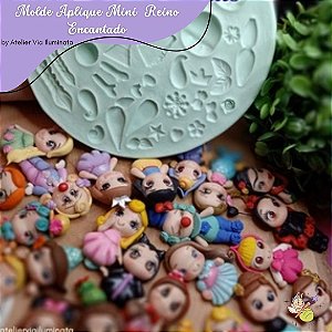 Molde Aplique Mini Reino Encantado