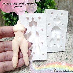 Molde corpo sarado feminino