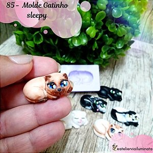 Molde Gatinho Sleepy