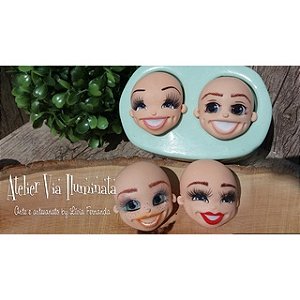 Rosto Super Feliz Covinha