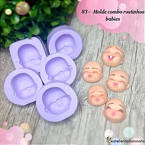 Molde Combo Rostinhos Babies