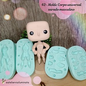 Molde Corpo Universal Sarado Masculino