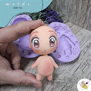 Molde Chibi Toy Bipartido