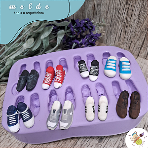 Molde Tenis e sapatinhos