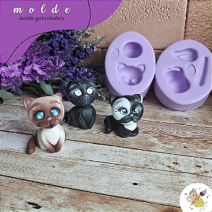Molde Gatochinhos