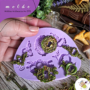 Molde Arabescos Avi 070