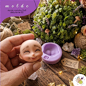 Molde rostinho doll 02 debutante e noivinhos