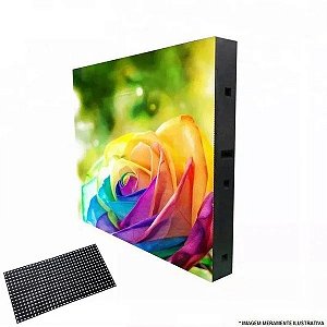 Modulo para Painel LED P10 RGB SMD 32x16cm HUB75 Externo K2479