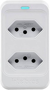 Protetor de Surto Duplo EPS 302 - Branco  Intelbras