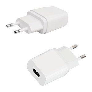 Carregador de Parede USB A 5V 2.1A - Branco