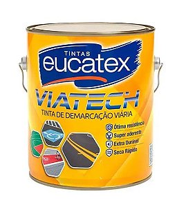 Tinta Eucatex Para Demarcação Viária Amarelo 3,6L