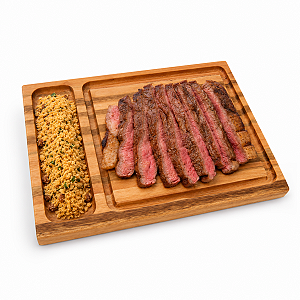 Tábua de Corte para Churrasco com Espaço para Farofa Essence