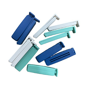 Kit Fechador com 12 Lacres Clip de Sacolas Prime Domama