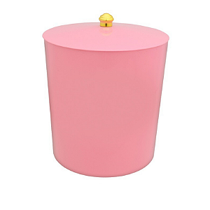 Lixeira Com Tampa para Banheiro Cozinha 5Litros Haus - ROSA